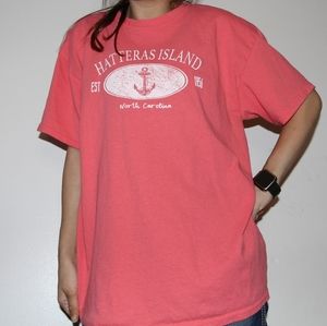 Pink Hatteras Island Tee